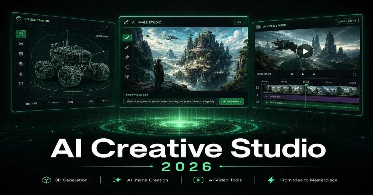 Magic3D creative workspace for a text-to-3D concept